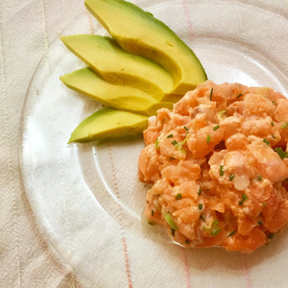 Receta: Tártaro de salmón con palta